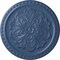 Ekena Millwork Emeryville Ceiling Medallion, Hand-Painted Americana, 16 7/8"OD x 5/8"P CM16ERAMF - alternate 1